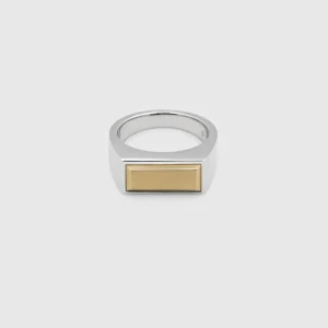 TOM WOOD RING PEAKY GOLD TOP