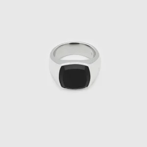 TOM WOOD RING SHELBY POLISHED ONYX
